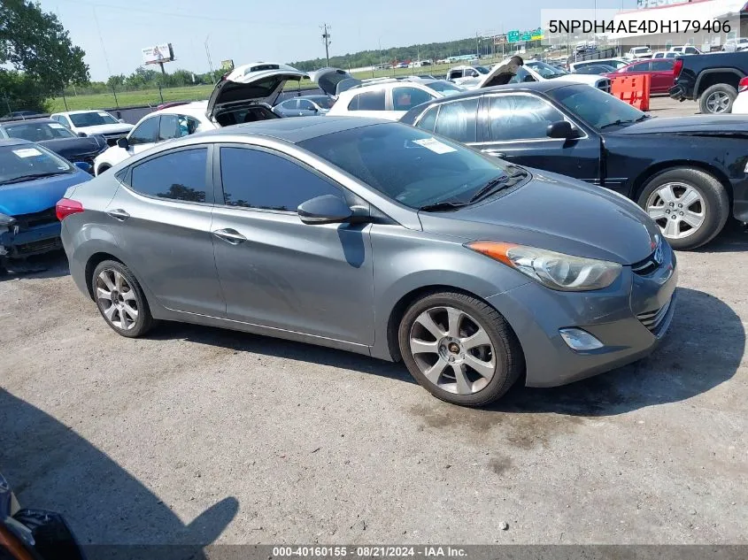 5NPDH4AE4DH179406 2013 Hyundai Elantra Gls/Limited