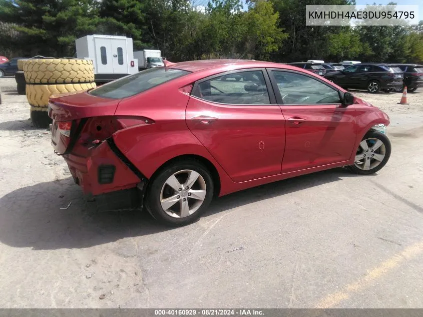 KMHDH4AE3DU954795 2013 Hyundai Elantra Gls/Limited