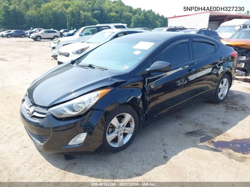 5NPDH4AE0DH327230 2013 Hyundai Elantra Gls