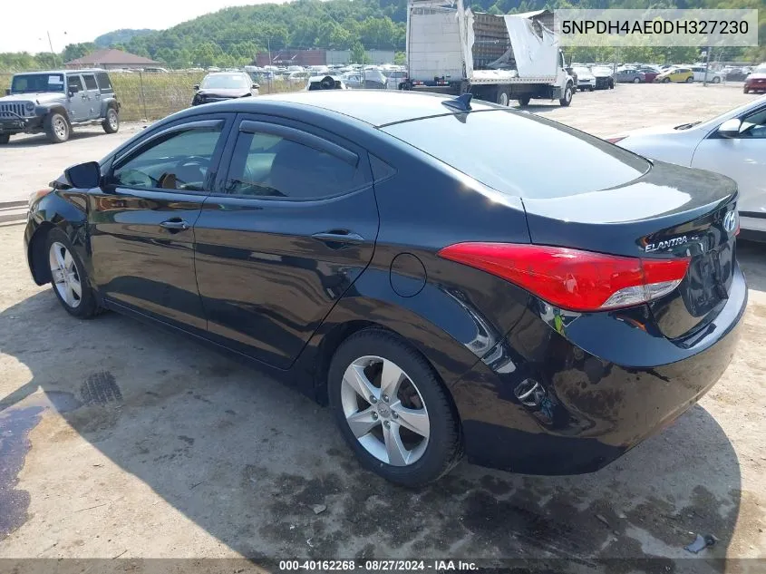 5NPDH4AE0DH327230 2013 Hyundai Elantra Gls