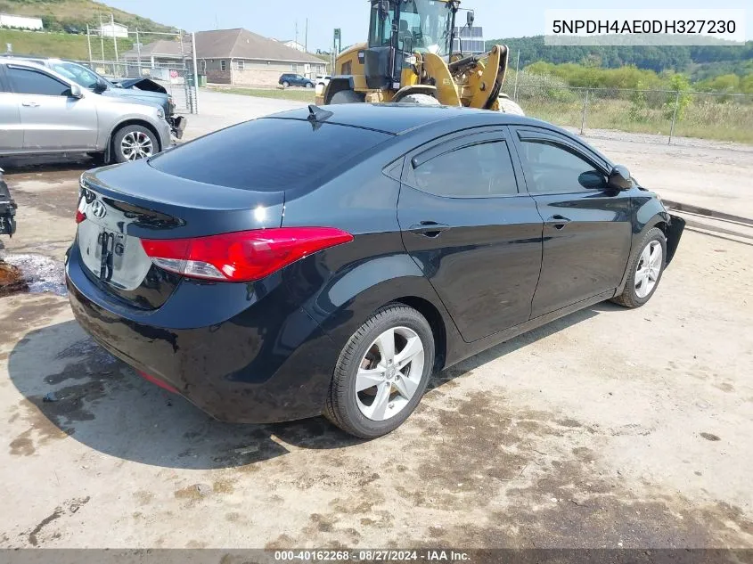 5NPDH4AE0DH327230 2013 Hyundai Elantra Gls