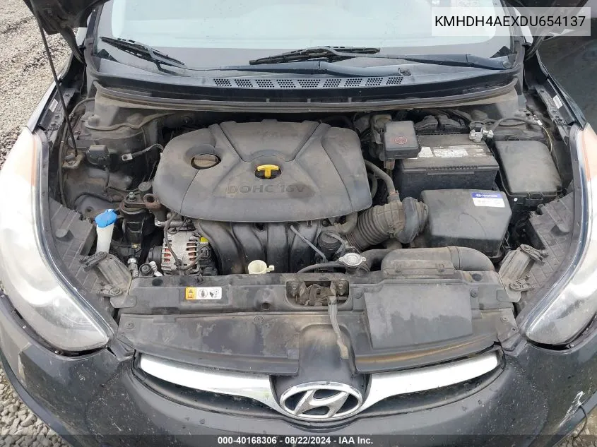 KMHDH4AEXDU654137 2013 Hyundai Elantra Gls