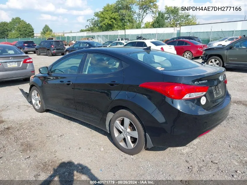 2013 Hyundai Elantra Gls VIN: 5NPDH4AE7DH277166 Lot: 40171779