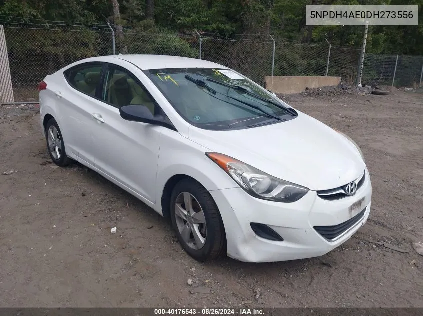 2013 Hyundai Elantra Gls VIN: 5NPDH4AE0DH273556 Lot: 40176543