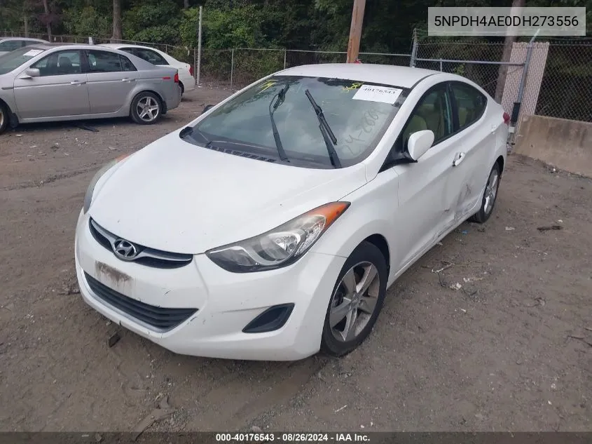 5NPDH4AE0DH273556 2013 Hyundai Elantra Gls