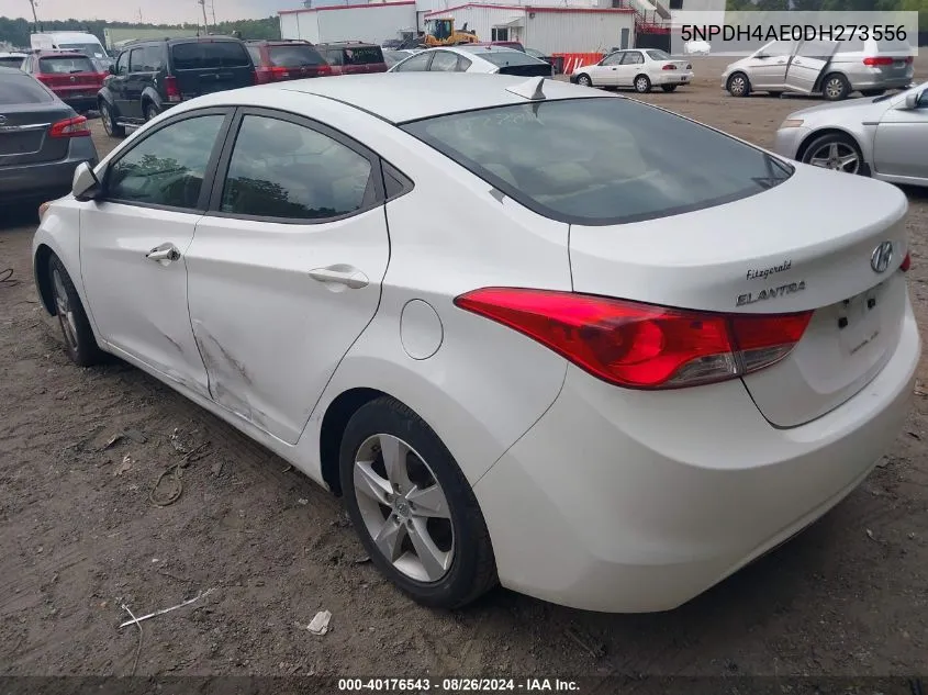 5NPDH4AE0DH273556 2013 Hyundai Elantra Gls