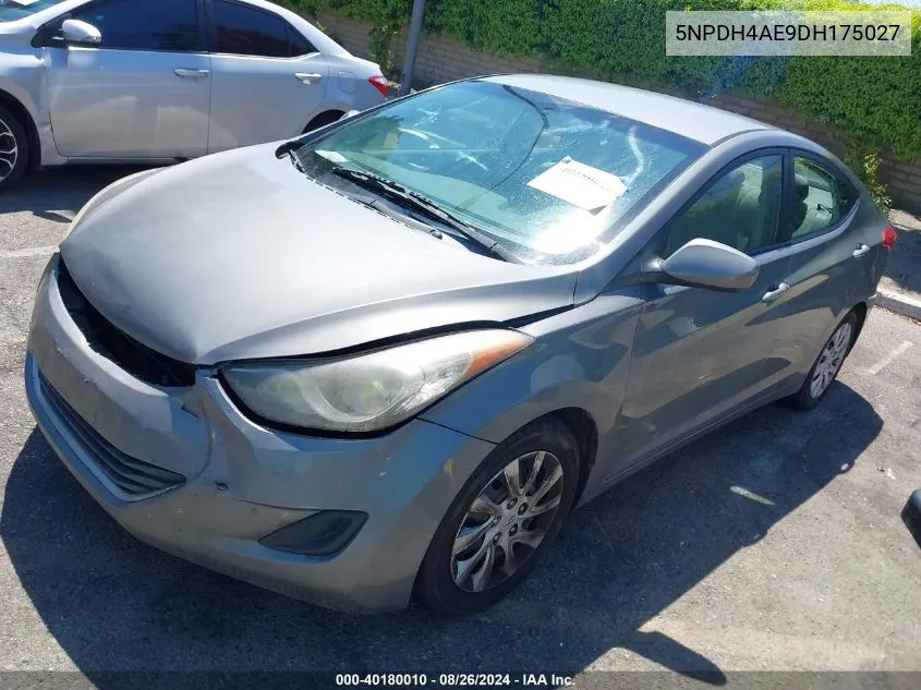 5NPDH4AE9DH175027 2013 Hyundai Elantra Gls