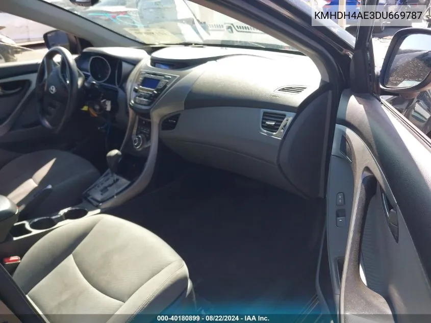 KMHDH4AE3DU669787 2013 Hyundai Elantra Gls