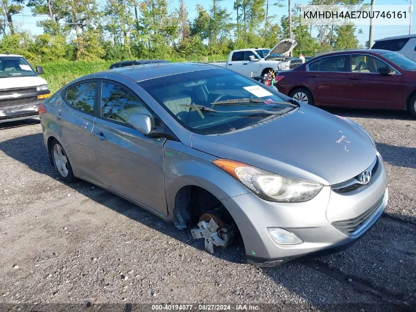 KMHDH4AE7DU746161 2013 Hyundai Elantra Gls