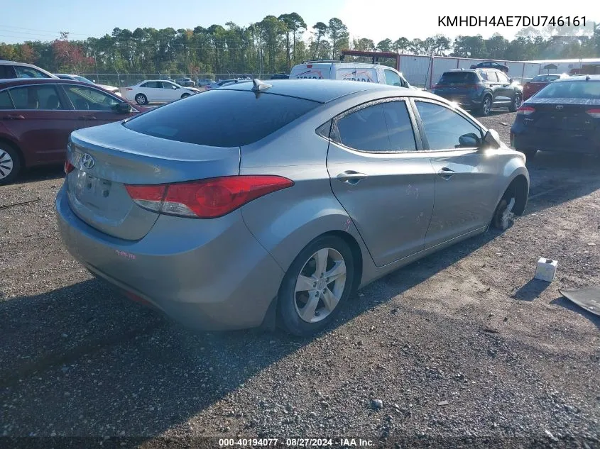 2013 Hyundai Elantra Gls VIN: KMHDH4AE7DU746161 Lot: 40194077