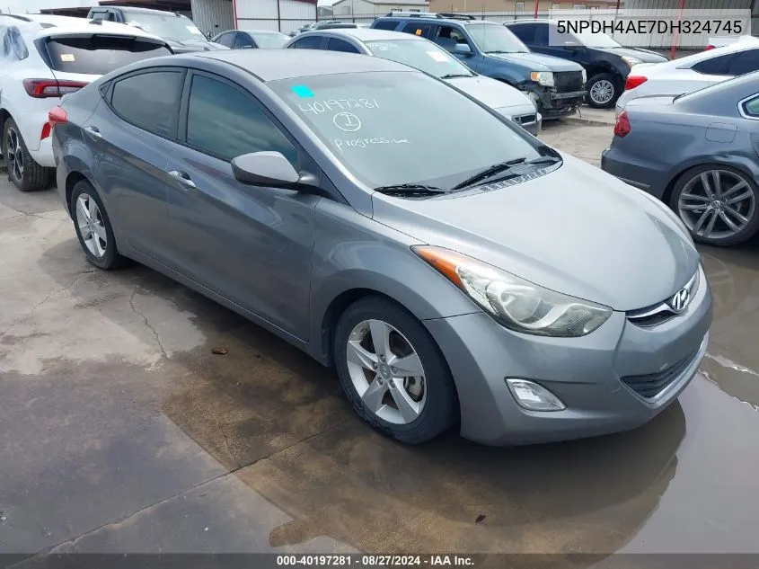 5NPDH4AE7DH324745 2013 Hyundai Elantra Gls