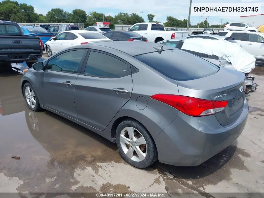 5NPDH4AE7DH324745 2013 Hyundai Elantra Gls