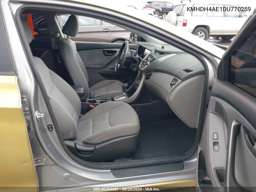 KMHDH4AE1DU770259 2013 Hyundai Elantra Gls