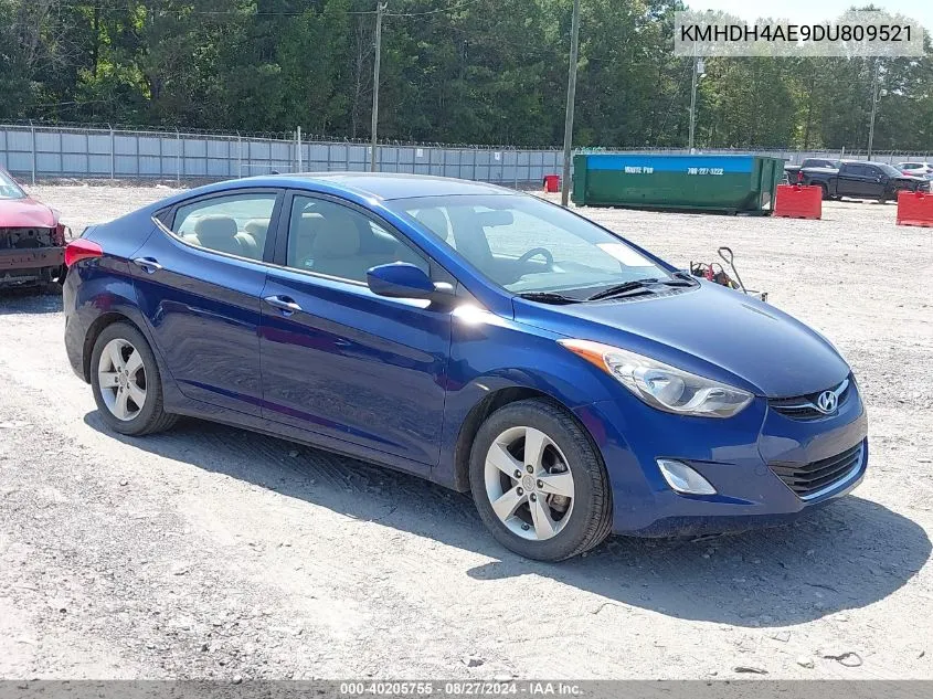 KMHDH4AE9DU809521 2013 Hyundai Elantra Gls