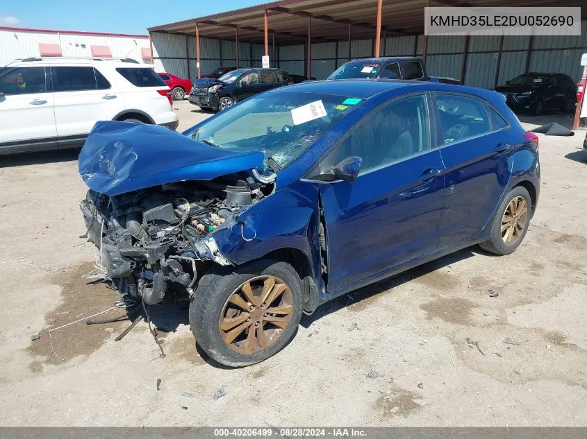 2013 Hyundai Elantra Gt VIN: KMHD35LE2DU052690 Lot: 40206499