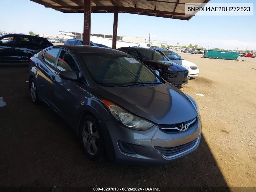 2013 Hyundai Elantra Gls VIN: 5NPDH4AE2DH272523 Lot: 40207018