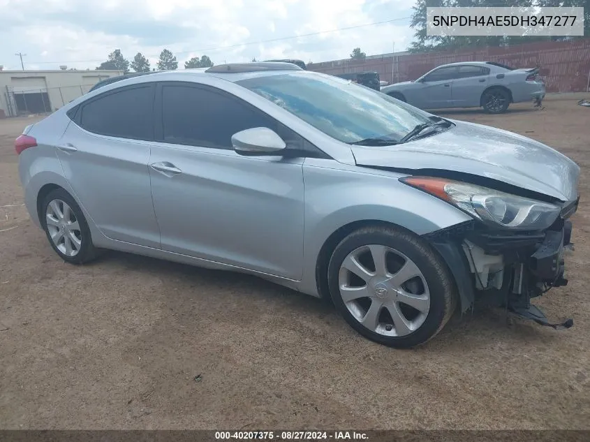 5NPDH4AE5DH347277 2013 Hyundai Elantra Limited