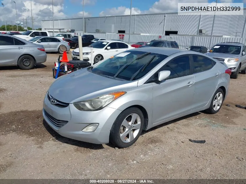 5NPDH4AE1DH332999 2013 Hyundai Elantra Gls