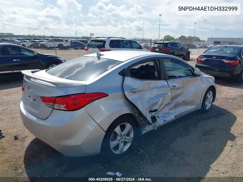 5NPDH4AE1DH332999 2013 Hyundai Elantra Gls