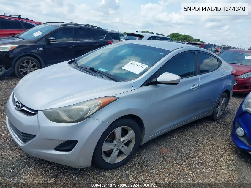 5NPDH4AE4DH344340 2013 Hyundai Elantra Gls