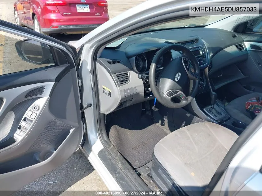 KMHDH4AE5DU857033 2013 Hyundai Elantra Gls