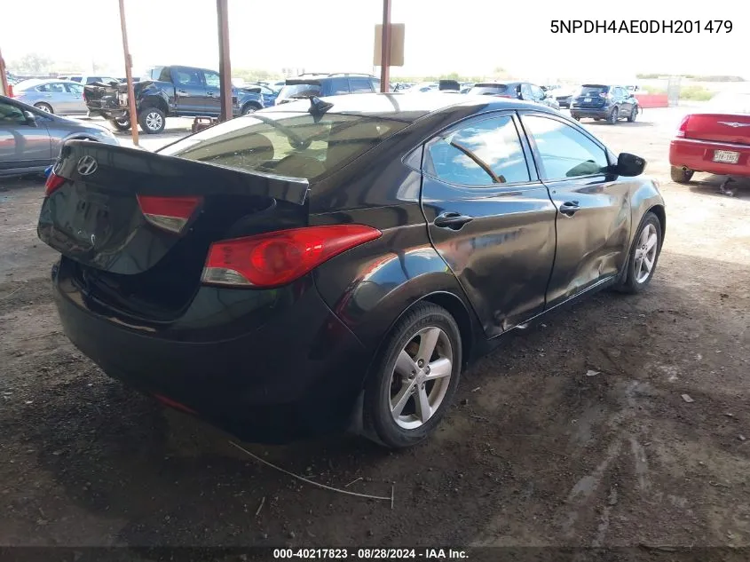 5NPDH4AE0DH201479 2013 Hyundai Elantra Gls