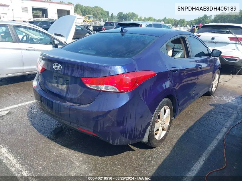 5NPDH4AE3DH405189 2013 Hyundai Elantra Gls