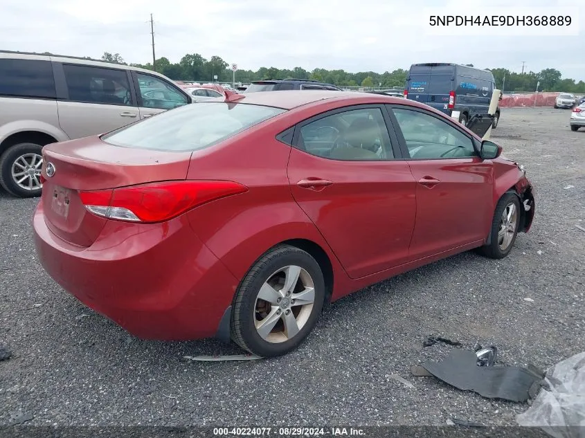 5NPDH4AE9DH368889 2013 Hyundai Elantra Gls