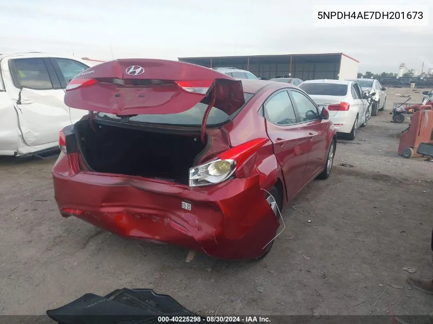 5NPDH4AE7DH201673 2013 Hyundai Elantra Gls