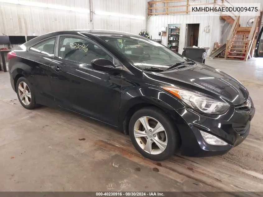 2013 Hyundai Elantra Gs VIN: KMHDH6AE0DU009475 Lot: 40230916