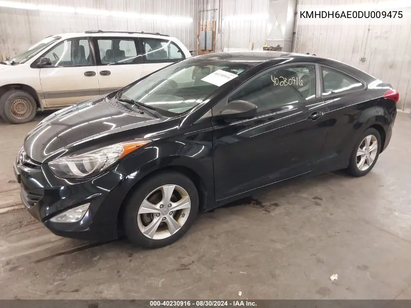 2013 Hyundai Elantra Gs VIN: KMHDH6AE0DU009475 Lot: 40230916