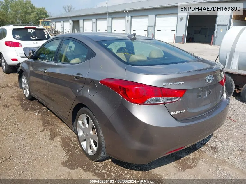 5NPDH4AE7DH169890 2013 Hyundai Elantra Limited