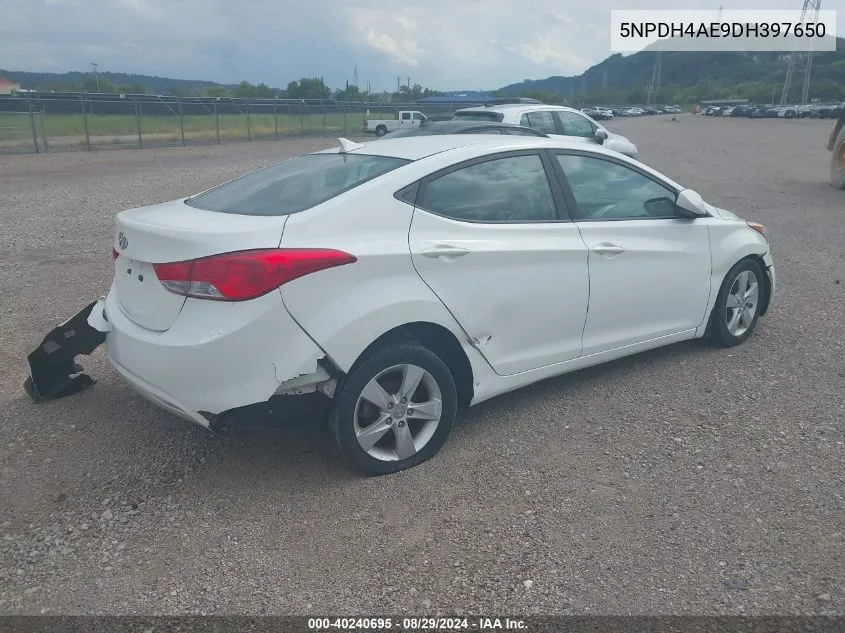 5NPDH4AE9DH397650 2013 Hyundai Elantra Gls