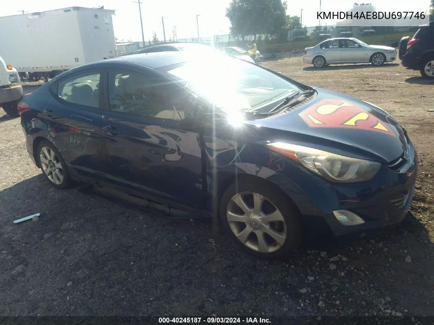 KMHDH4AE8DU697746 2013 Hyundai Elantra Limited