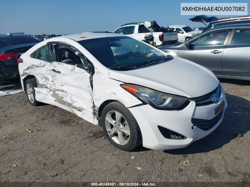 KMHDH6AE4DU007082 2013 Hyundai Elantra Coupe Gs/Se