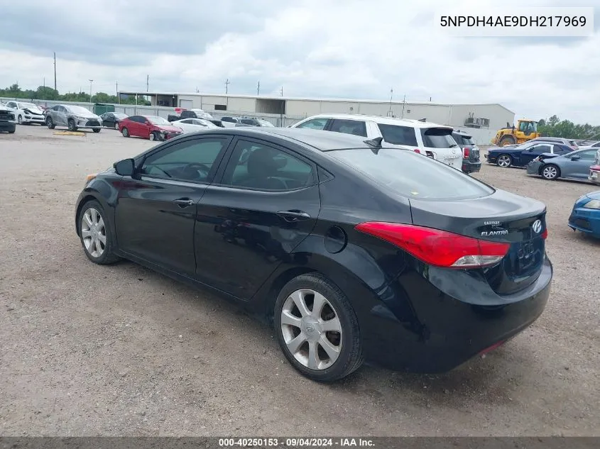 5NPDH4AE9DH217969 2013 Hyundai Elantra Limited