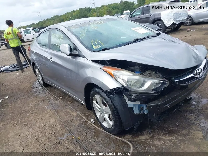 KMHDH4AE8DU583195 2013 Hyundai Elantra Gls