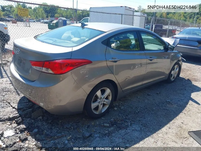 2013 Hyundai Elantra Gls VIN: 5NPDH4AE5DH226846 Lot: 40255945