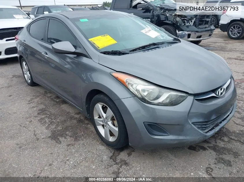 5NPDH4AE2DH367793 2013 Hyundai Elantra Gls