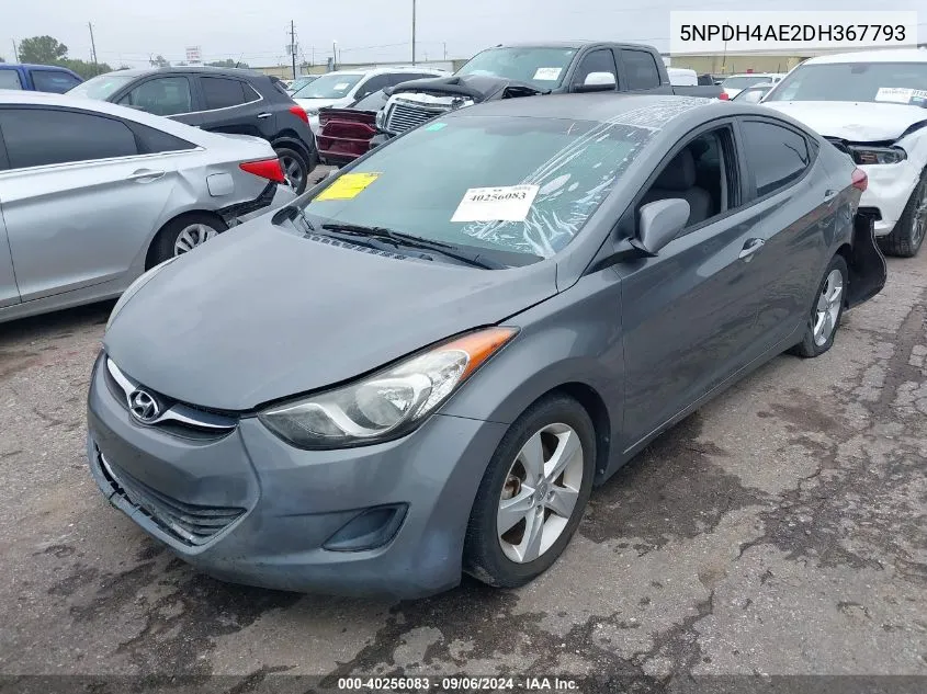 5NPDH4AE2DH367793 2013 Hyundai Elantra Gls