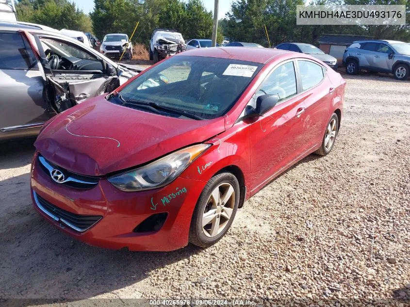 2013 Hyundai Elantra Gls/Limited VIN: KMHDH4AE3DU493176 Lot: 40265978