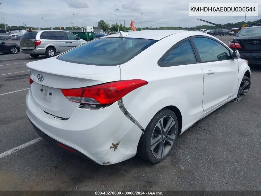 2013 Hyundai Elantra Se VIN: KMHDH6AE0DU006544 Lot: 40270600