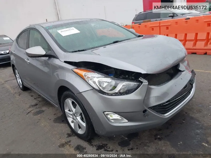 KMHDH4AE9DU535172 2013 Hyundai Elantra Gls