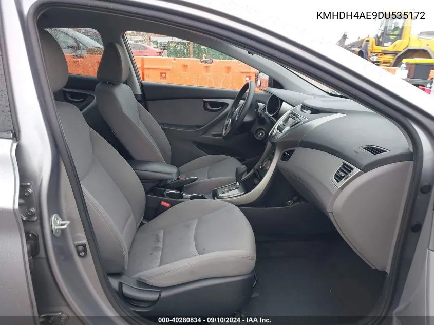 KMHDH4AE9DU535172 2013 Hyundai Elantra Gls