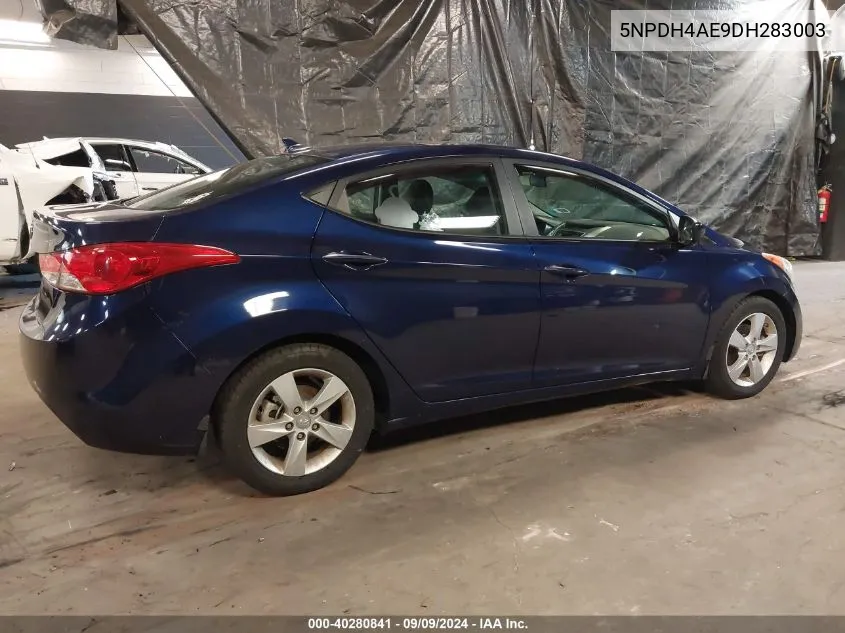 2013 Hyundai Elantra Gls VIN: 5NPDH4AE9DH283003 Lot: 40280841