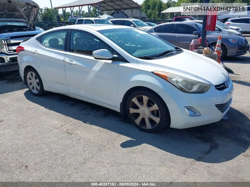 2013 Hyundai Elantra Limited VIN: 5NPDH4AEXDH427819 Lot: 40287183