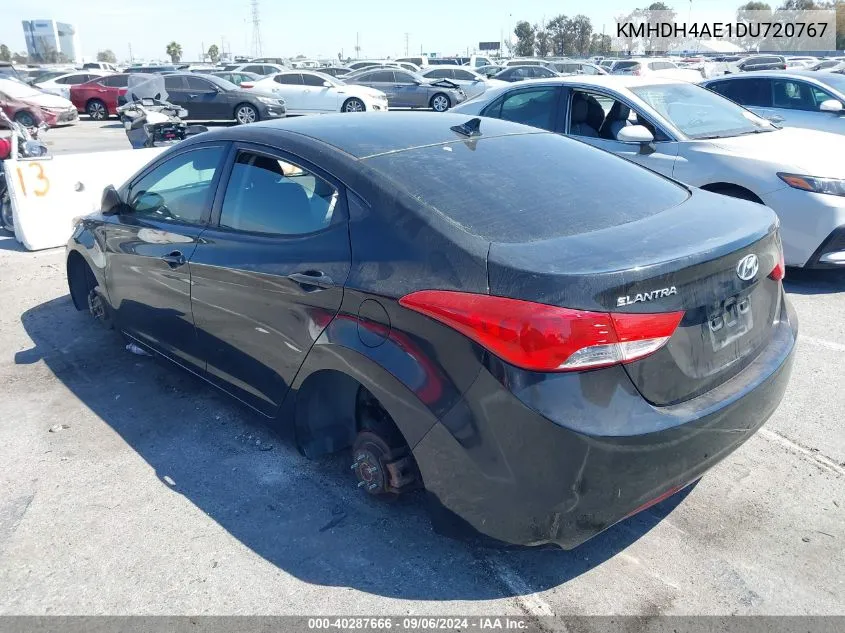 2013 Hyundai Elantra Gls VIN: KMHDH4AE1DU720767 Lot: 40287666