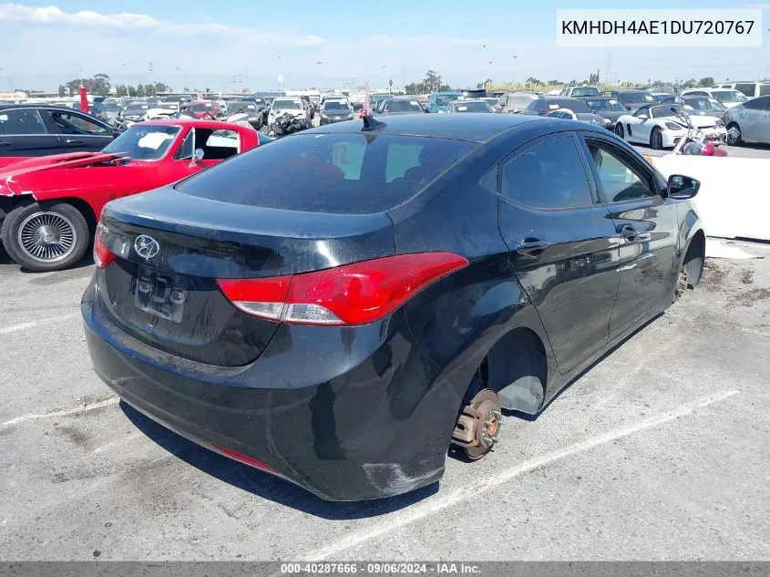 2013 Hyundai Elantra Gls VIN: KMHDH4AE1DU720767 Lot: 40287666