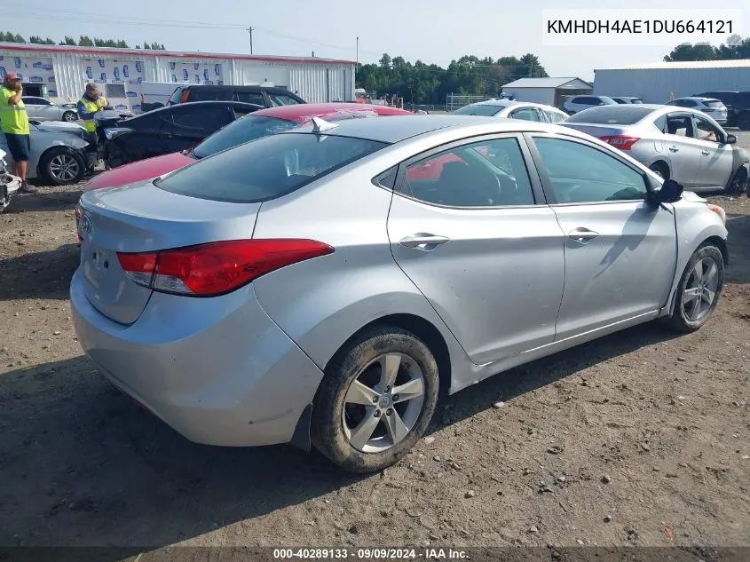 KMHDH4AE1DU664121 2013 Hyundai Elantra Gls