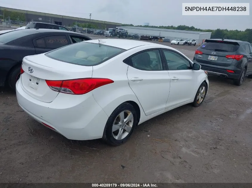 5NPDH4AE7DH448238 2013 Hyundai Elantra Gls